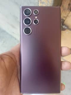 Samsung s22 ultra non pta burgundy colour 12/512 gb watsap 03078042913