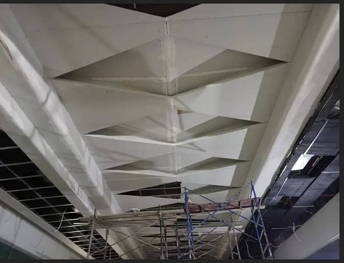 Partition gypsum board & ceiling work/cemet board /ceiling 9