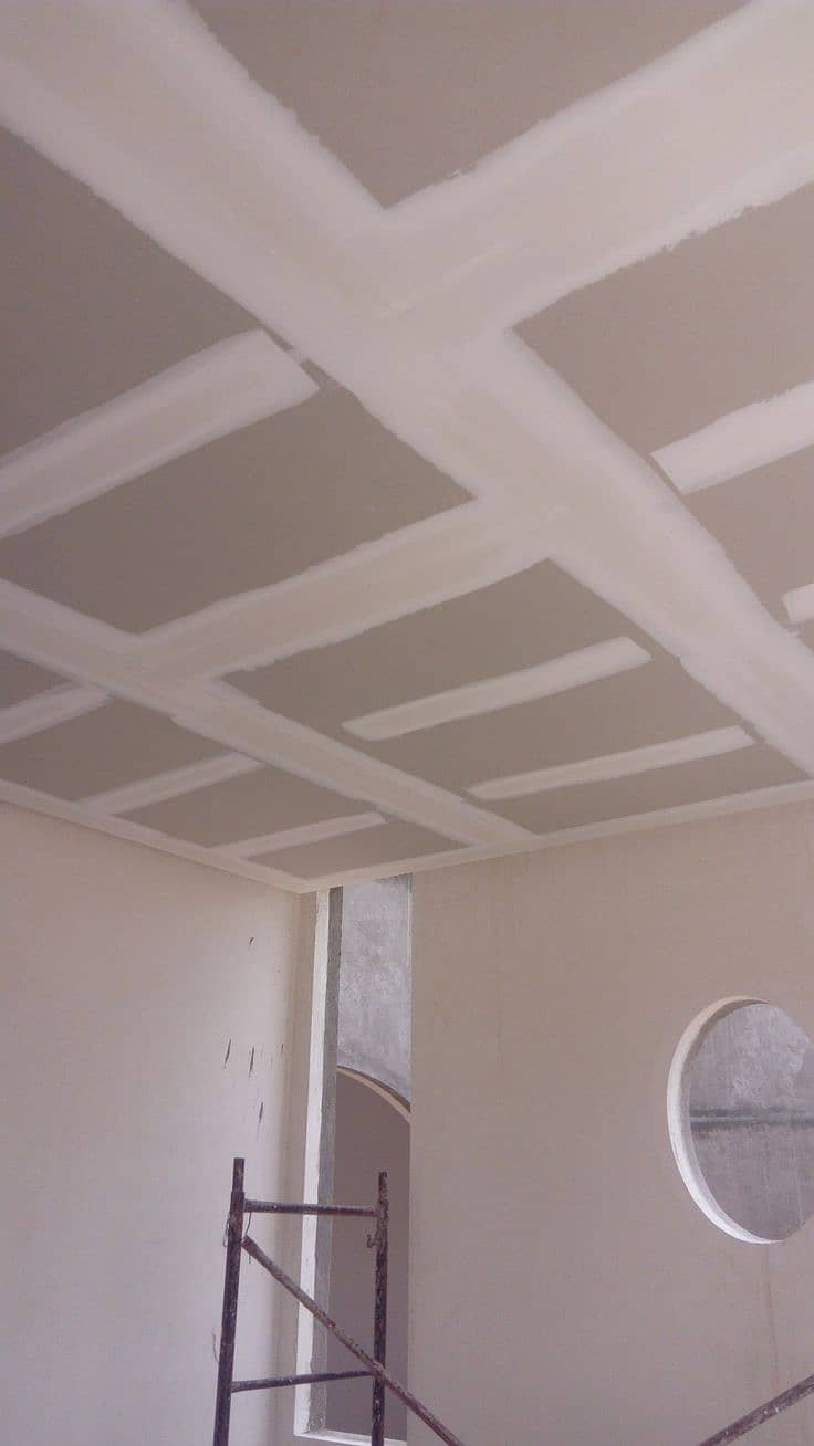 Partition gypsum board & ceiling work/cemet board /ceiling 14