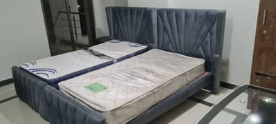 2 Single Cushioned Beds