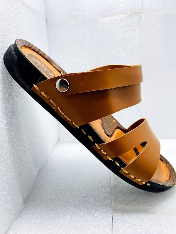 man cascual synthetic leather sandals 0