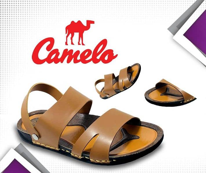 man cascual synthetic leather sandals 2