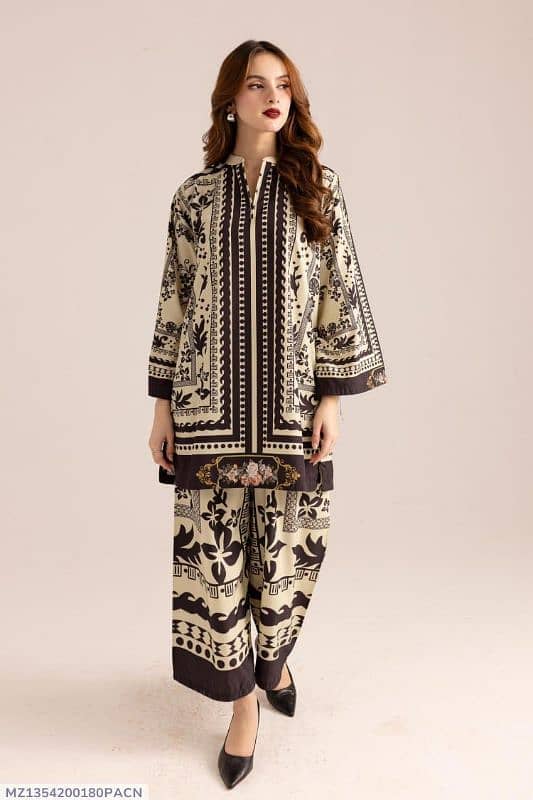 stich printed shirt and trouser set 2