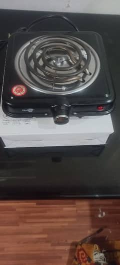 electronic stove new only 1 weak used