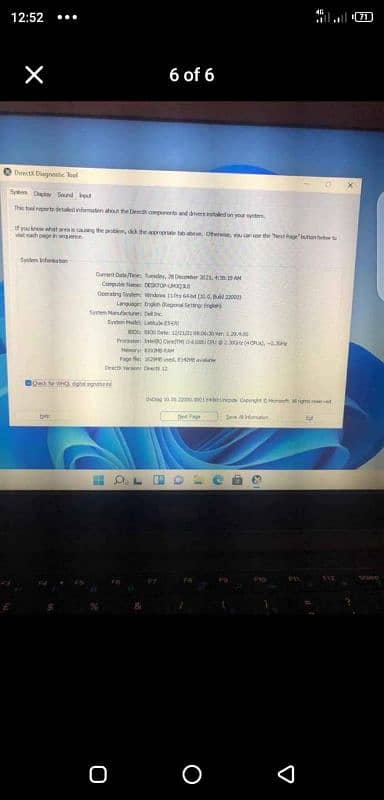 Dell Laptop Core i3 2