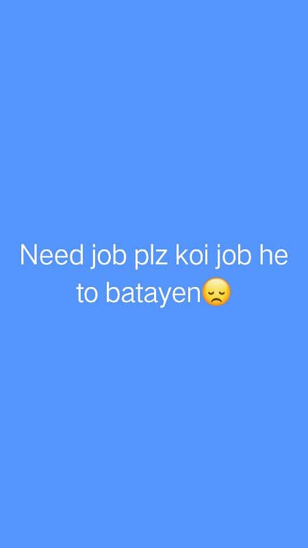 need job 0