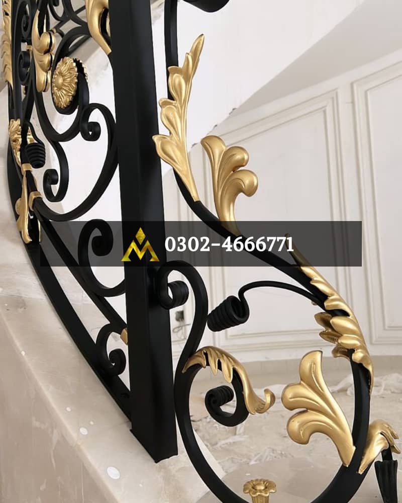 Wrought Iron Casting Gate | Railing| Shed | Entrance Door 2