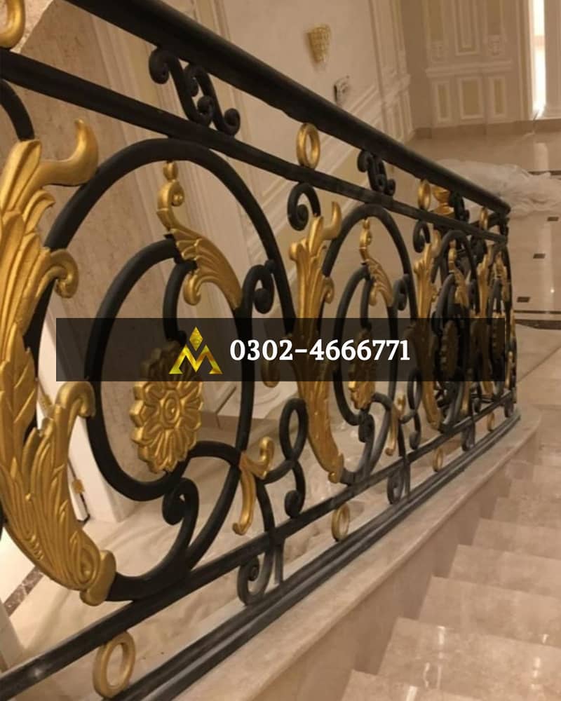 Wrought Iron Casting Gate | Railing| Shed | Entrance Door 3
