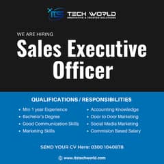 Sales Executive Officer Full Time Gujranwala