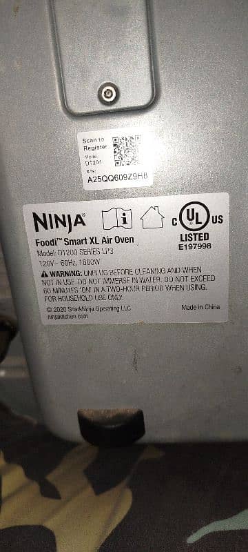 Ninja smart XL air oven series Lp3 4