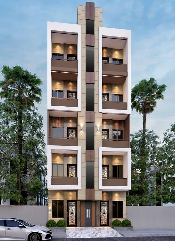 45 Sq Yard Flat For Booking Ground Floor 2nd Floor 3rd Floor 4th Floor In 3 Months Installments Plan 0