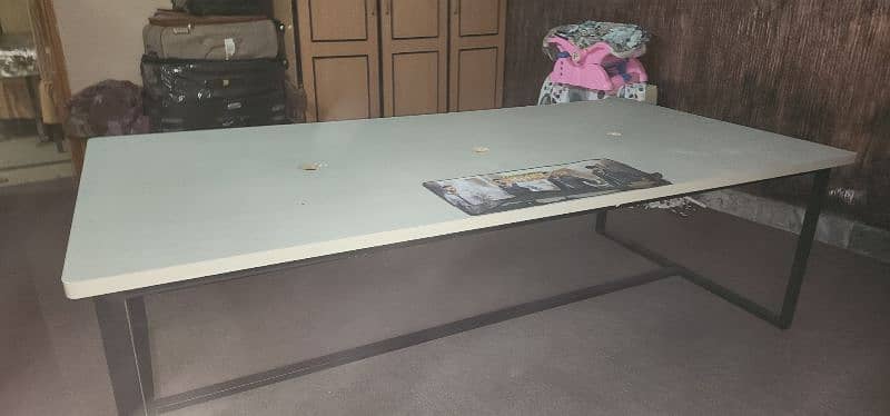 computer table long 8×4 with pvc sheet 2