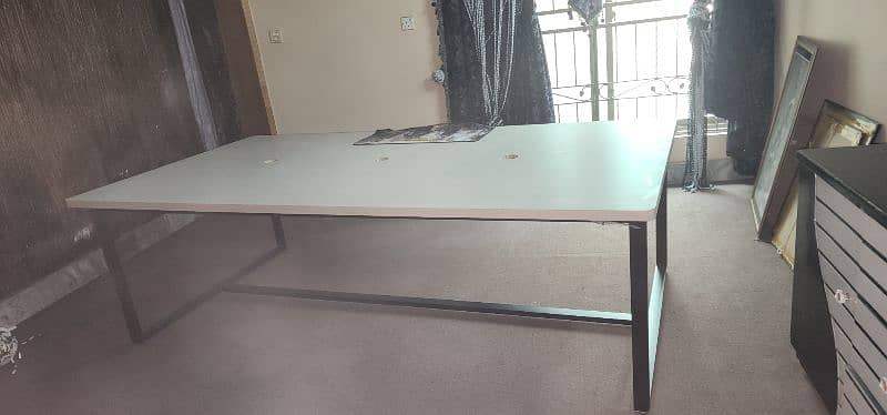 computer table long 8×4 with pvc sheet 3