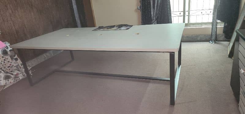 computer table long 8×4 with pvc sheet 4