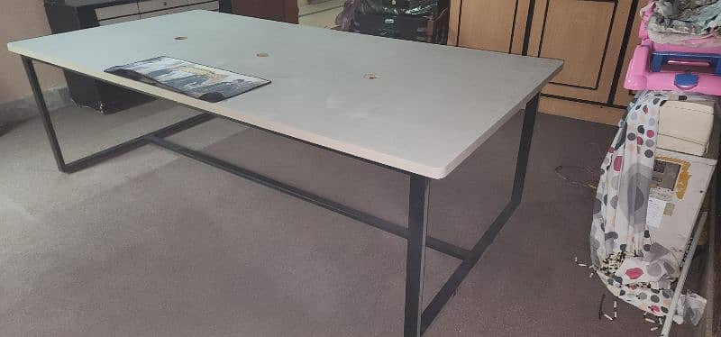 computer table long 8×4 with pvc sheet 5