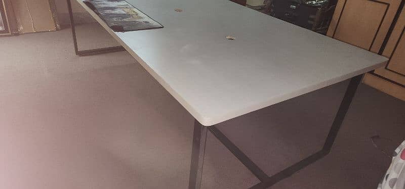 computer table long 8×4 with pvc sheet 6