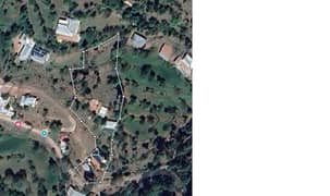 11 Kanal Malkiat land for sale Angoori Road New Murree