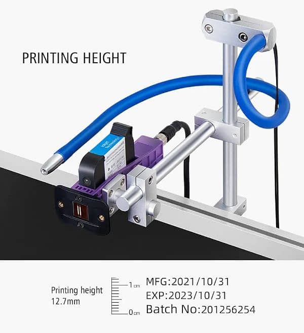 WiFi line expiry date batch code printer with mobile app 1