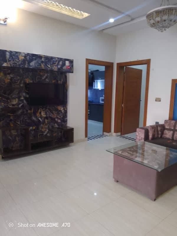 FULLY FURNISHED 8 MARLA CORNER HOUSE AVAILABLE FOR RENT IN USMAN BLOCK 1