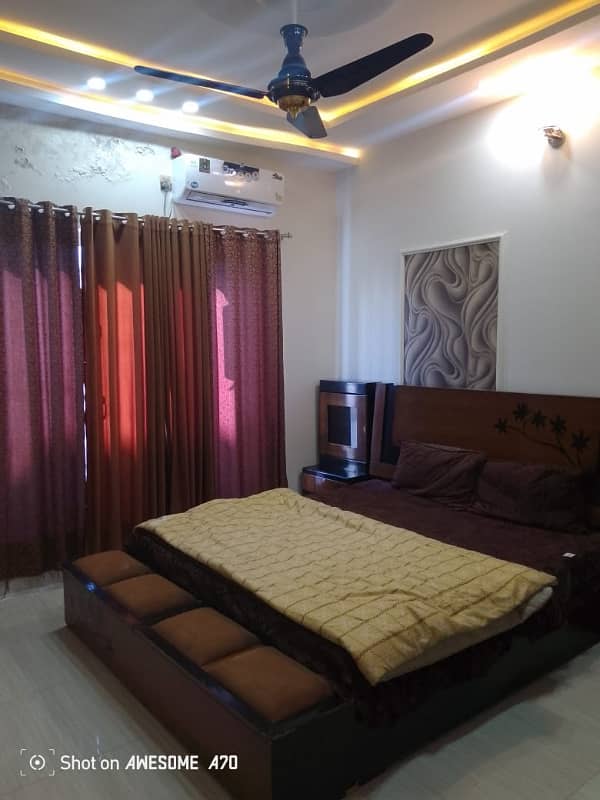 FULLY FURNISHED 8 MARLA CORNER HOUSE AVAILABLE FOR RENT IN USMAN BLOCK 4