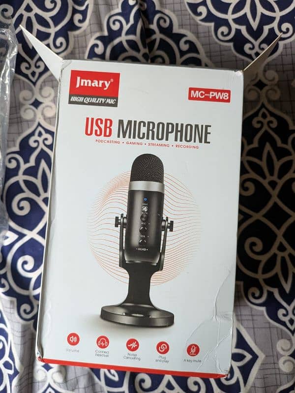 Jmary MC-PW8 Professional USB Microphone With Noise Reduction 0