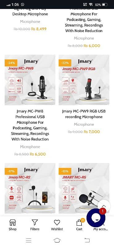 Jmary MC-PW8 Professional USB Microphone With Noise Reduction 12