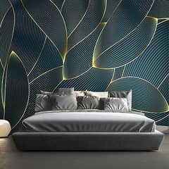 3D Wallpaper / Customised Wallpaper / Room Wallpaper / Office / Canva