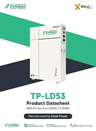 Solax IP65 Hybrid Solar Inverter And IP65 Lithium ion Batteries 1