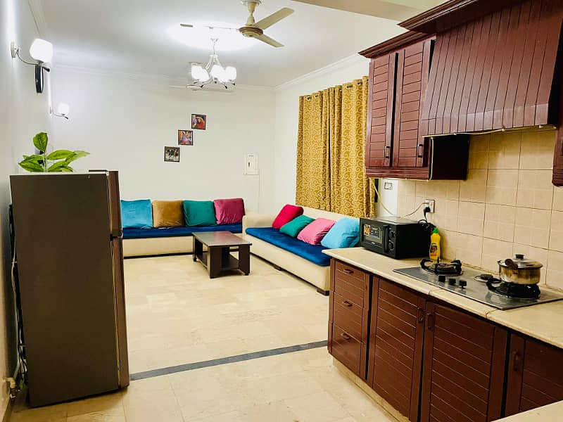 1 Bedroom Fully Furnished Apartment Available For Rent In F-11 Markaz Islamabad 15