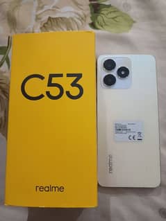 REALME C53,6 +6GB RAM 128GB STORAGE WITH 33W ORIGNAL CHARGER AND BOX.