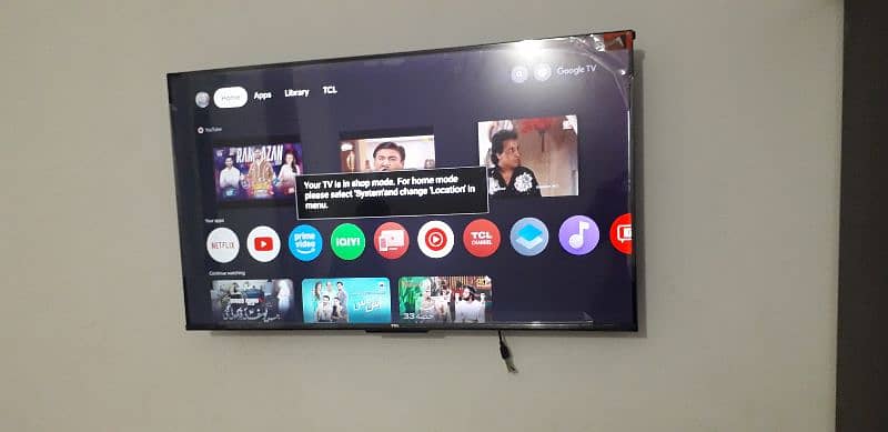 tcl led only one week use 6