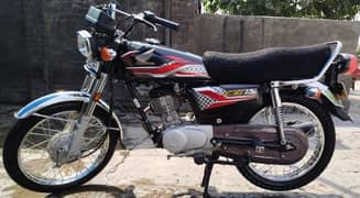 Honda CG 125 Model 2024 Colour Black