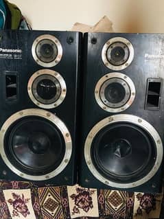 10" Panasonic speakers and 1 12" baser woofer pioneer 110 emplifire