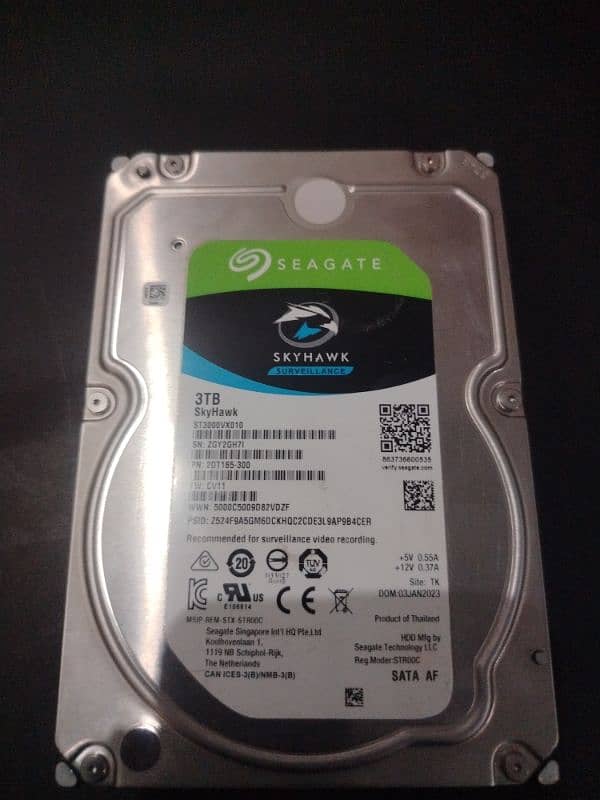 3 tb seagate skyhawk hard 0