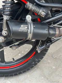 bike exhaust Indonesian import for 125 and CD 70 and YBR and others