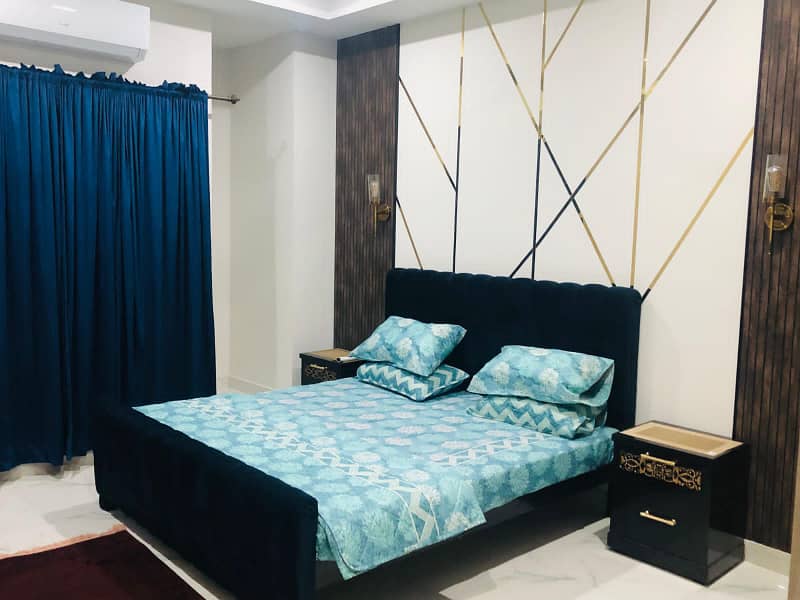 TWO BEDROOM FURNISHED APPARTMENT FOR RENT IN RIVER HILLS BAHRIA PHASE 7 7