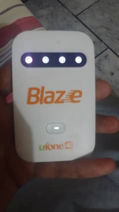 4G Ufone Blaze device for Internet use