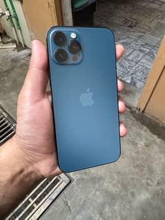 i phone 12 pro max blue colour condition 10/9.5