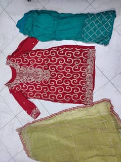 linen fancy dress , dress for eid , party dress