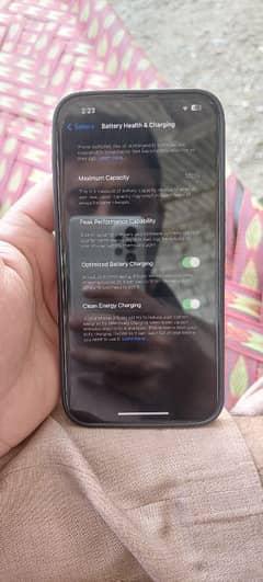 I phone 13 pro max 100 battery health 10/10 256gb  sim 2month working