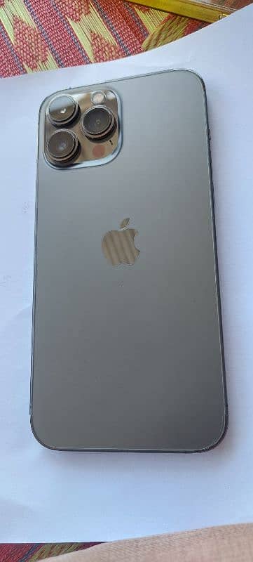 I phone 13 pro max 100 battery health 10/10 256gb  sim 2month working 2