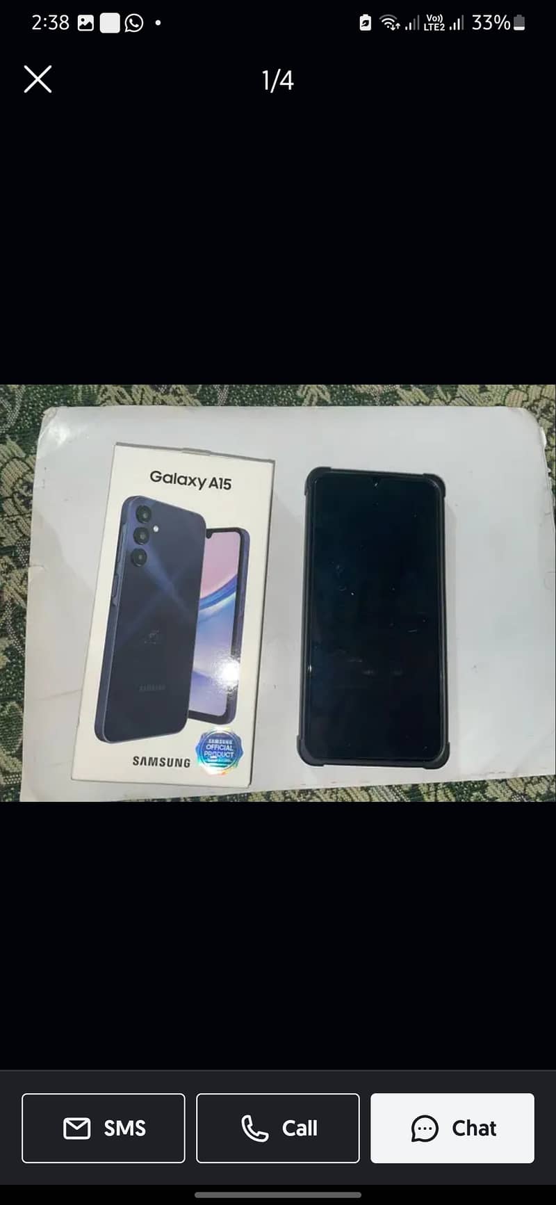 Samsung A15 condition 10/10  only 4 months used 1