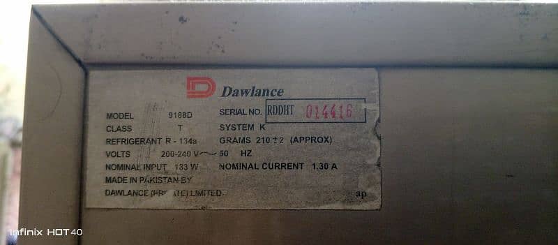 Used Dawlance Fridge Direct Cool 9188D Model 6