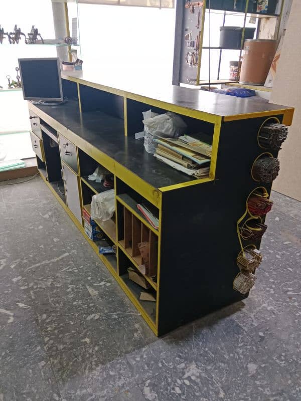 cash counter  Hardwear and paint shop K liy 2*8 feet 0