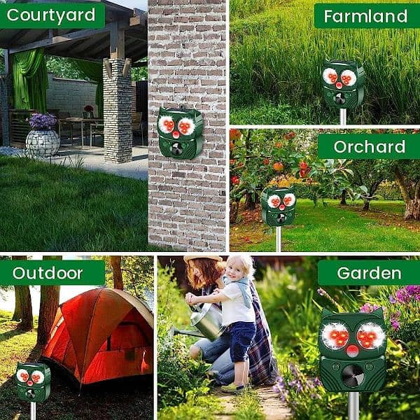 outdoor indoor animal birds Ultrasonic repeller waterproof insects 3