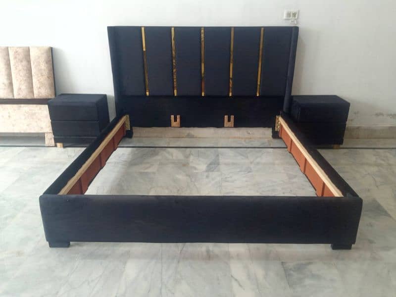 Bed with side tables/available Here/03019225195 1