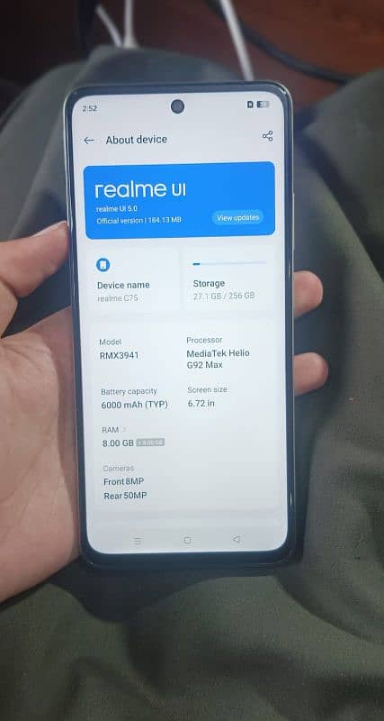 Realme C75 8/256 Complete Box 2