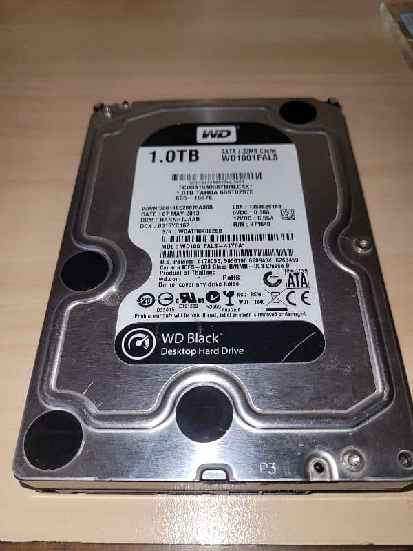 1TB HARD DISK [HDD) Urgent Sale!! 2