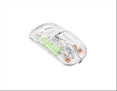 Transparent Wireless + Bluetooth Dual-Mode Rechargeable Mouse