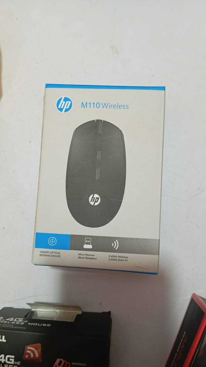 Transparent Wireless + Bluetooth Dual-Mode Rechargeable Mouse 3